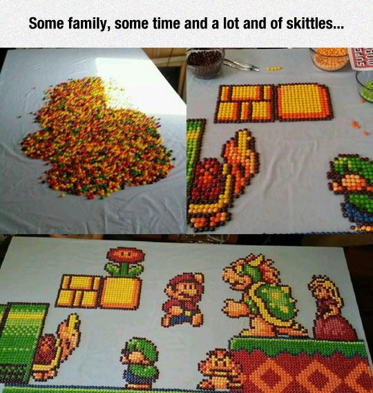 That's a lot of Skittles.