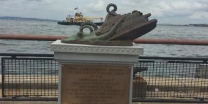 Elaborate Bronze Memorial Dedicated to Staten Island Ferry Octopus Attack Tricks Tourists