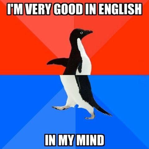 As a non native language