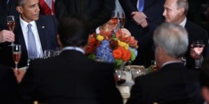 This awkward photo of Obama and Putin locking eyes at the UN speaks volumes.