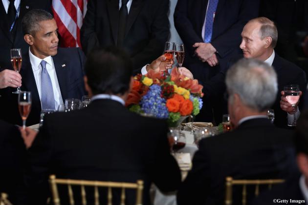 This awkward photo of Obama and Putin locking eyes at the UN speaks volumes.