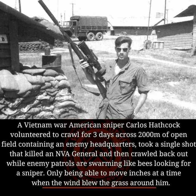 Carlos Hathcock: US Marine Corps Sniper with 93 confirmed kills and balls of steel