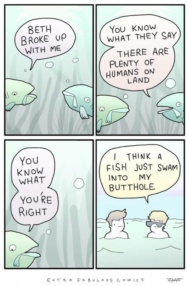 Breakup fish