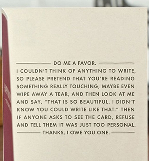 Best card ever.