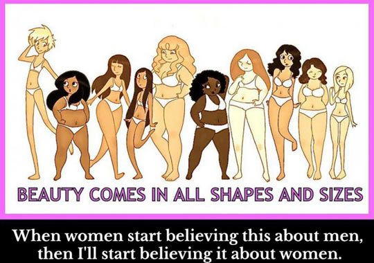 Beauty comes in all shapes and sizes.