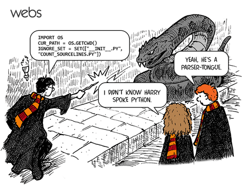 Harry speaks python