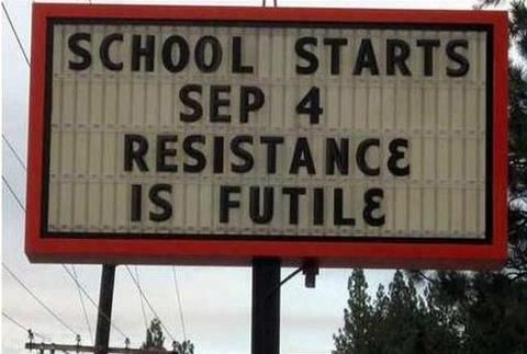 Resistance is futile.