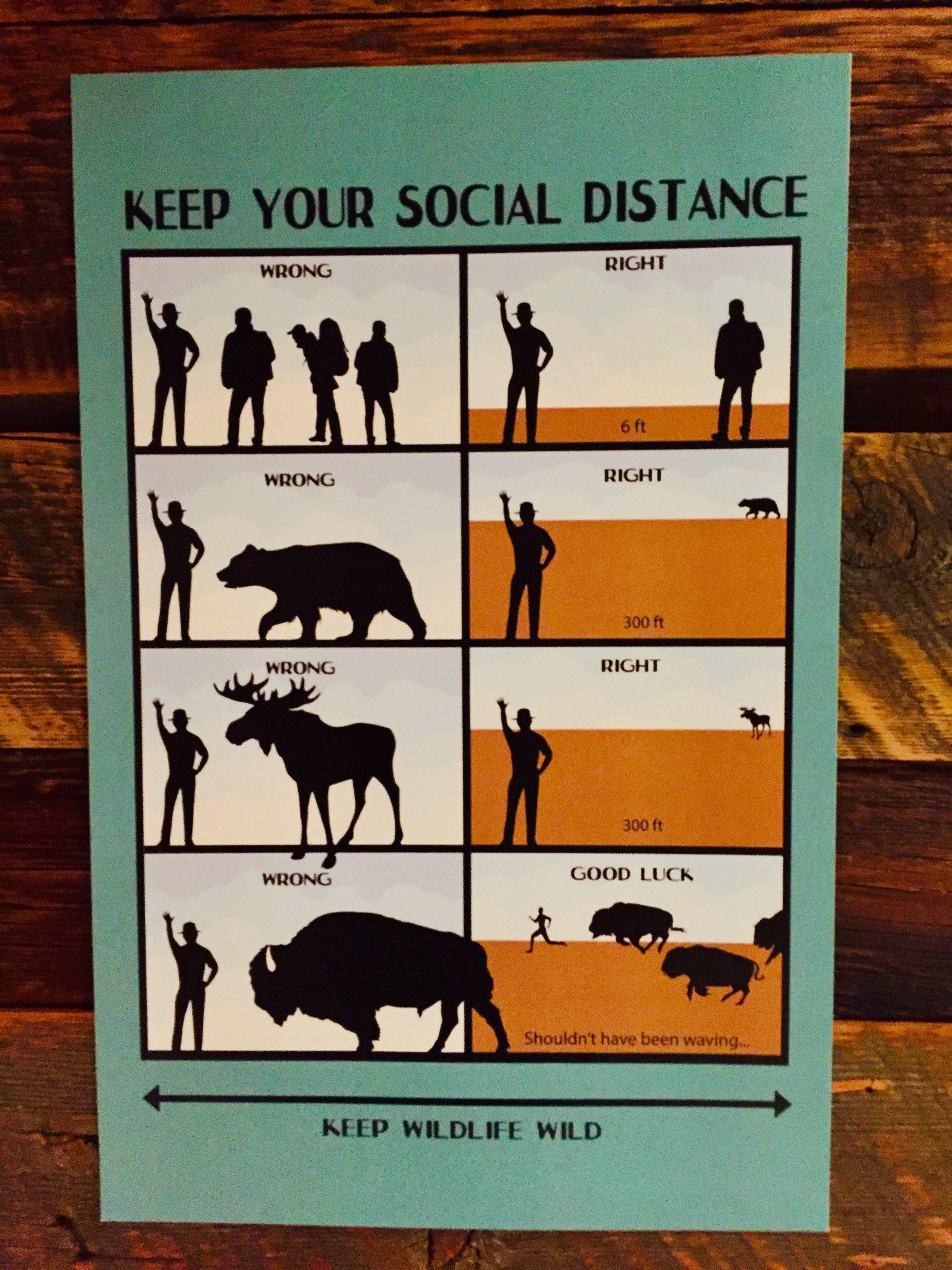 Montana breaks down the various types of distancing. 