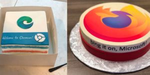 Google and Mozilla deliver cakes for Microsoft’s new Edge team