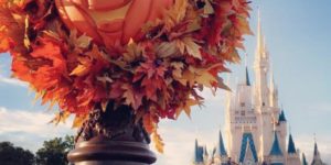 Fall decorations at Magic Kingdom