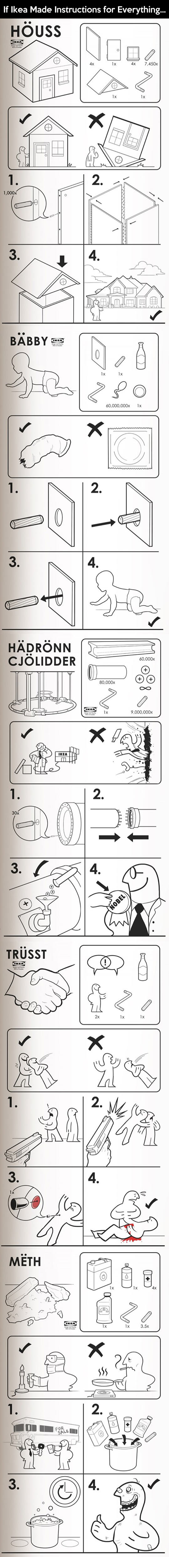 If Ikea made instructions for everything.