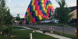 Hot air balloons are not known for their accuracy…