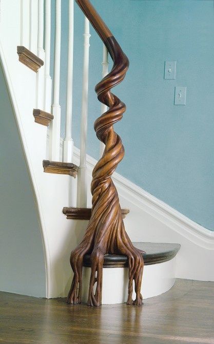 Tree staircase is awesome.