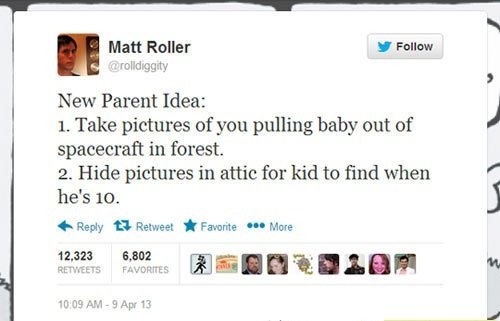 Idea for new parents.