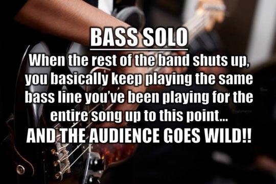 Finally Someone Understands Bass Players...