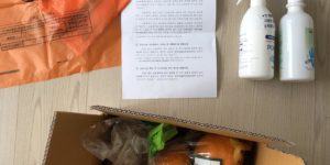 A care package the South Korean government sent to [some] quarantined citizens.