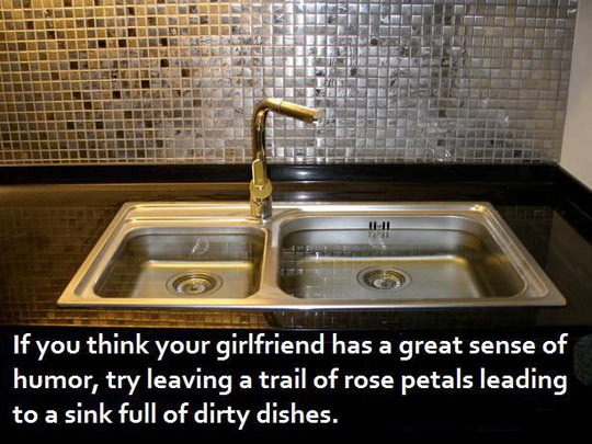 If your girlfriend has a good sense of humor...