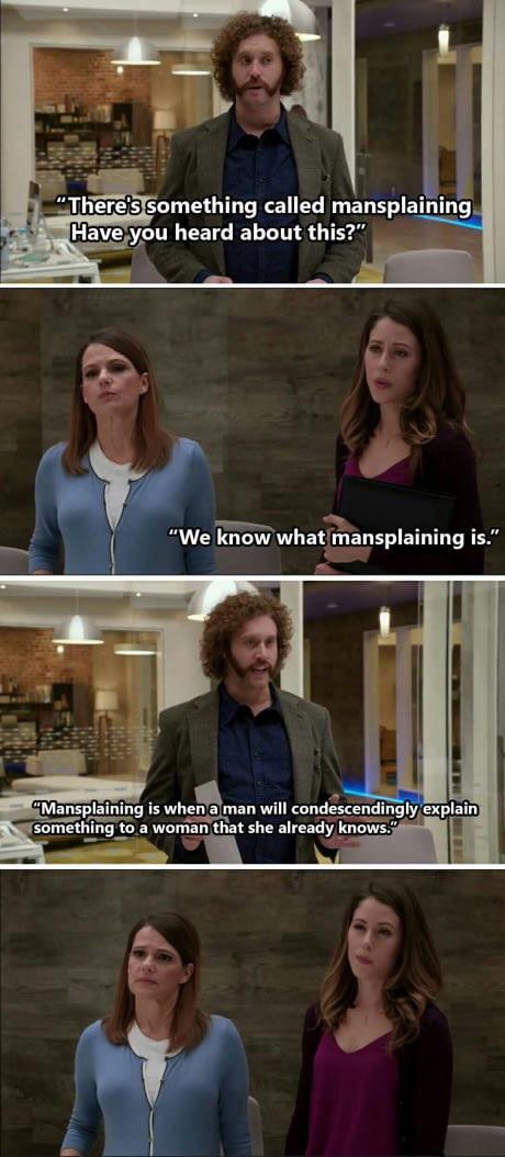 Mansplaining.