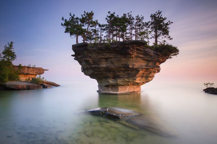 Upside-down Island.