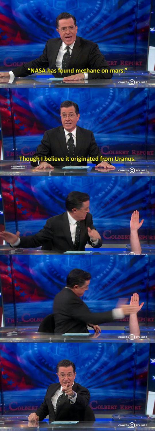 Colbert Knows How To Deal With A Good Joke