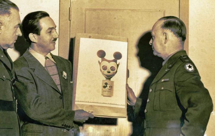 Walt Disney designed a gas mask for children during World War II