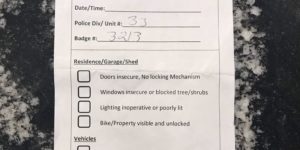 Got a ticket from the RCMP when I was in Canada…