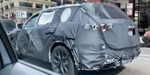 2020 prototype car being driven incognito-ish.