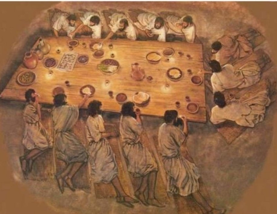 An alternative take on a period correct Last Supper.