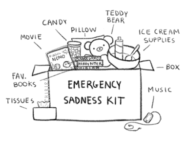 Emergency sadness kit.