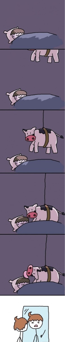 How you get a cowlick.