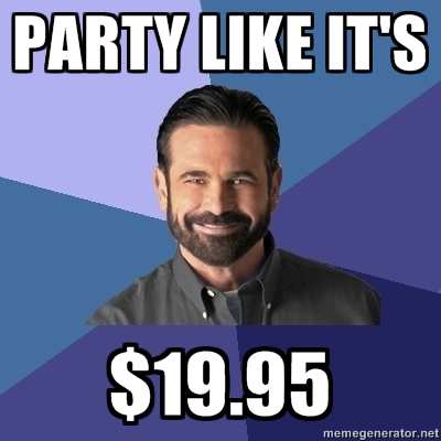 Party like it's $19.95.