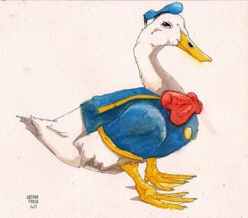 Donald Duck, reality.