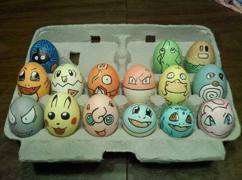 Poke eggs.