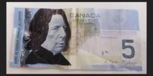 Snape is Canadian.