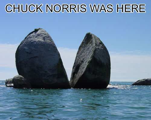 Chuck Norris was here.