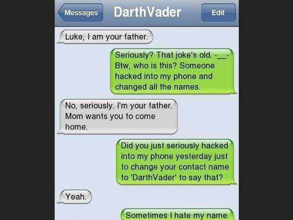 Luke, I am your father.