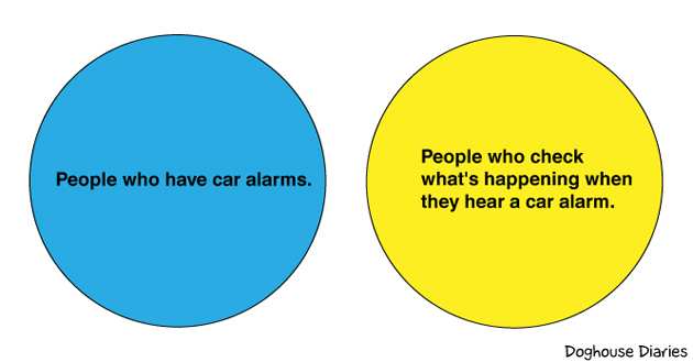 Car alarms.