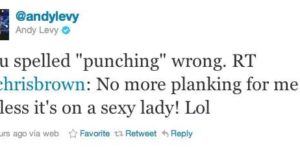 You spelled punching wrong.