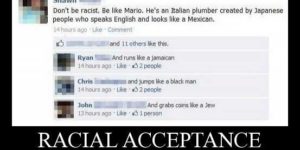 Racial acceptance.