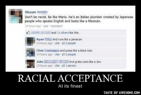 Racial acceptance.