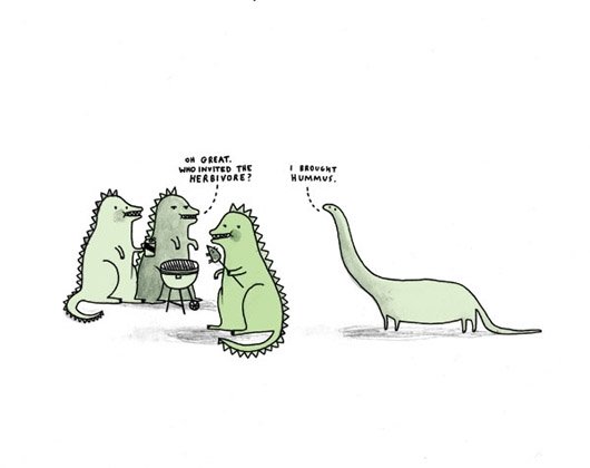 Who invited the herbivore?