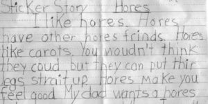 i like hores too…