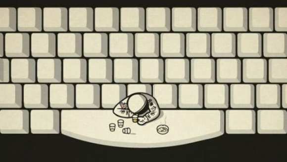 The space bar.