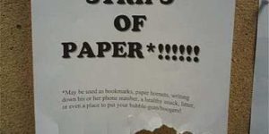 Free strips of paper!!!