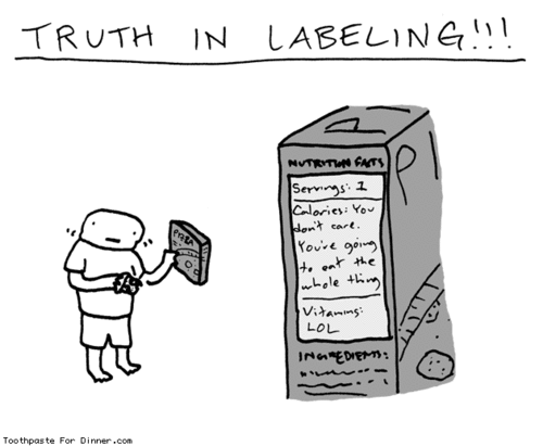 Truth in labeling.