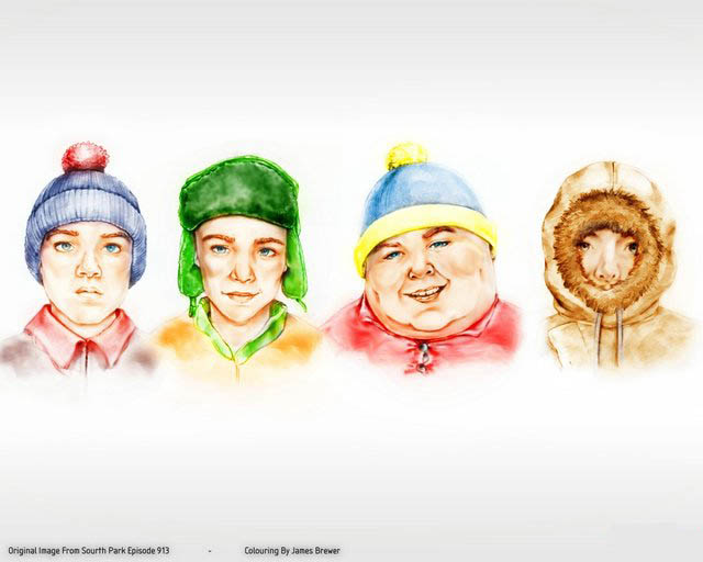 Realistic South Park.