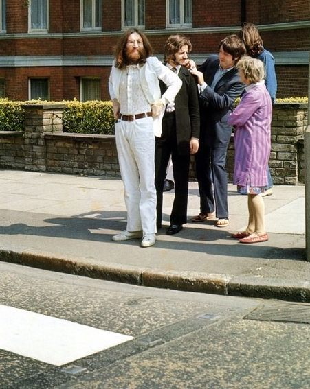 Two minutes before Abbey Road.