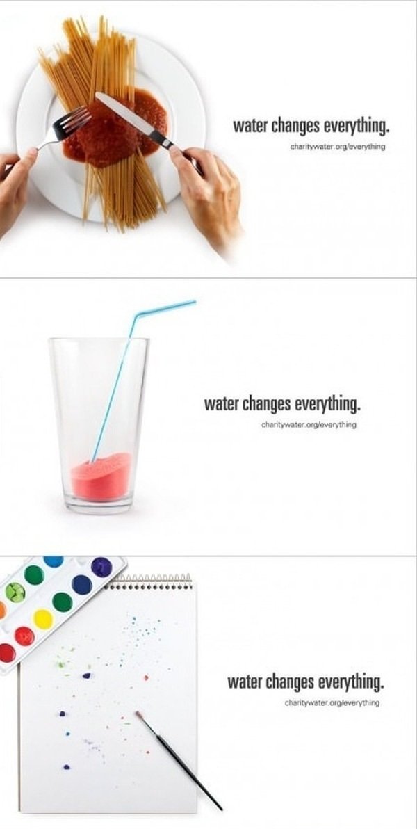 Water changes everything.