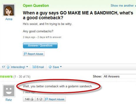Good answer.