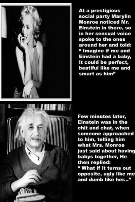 Oh that Einstein